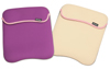 CASE DE NEOPRENE DUPLA FACE PARA NOTEBOOK ROSA / BEGE