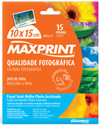 PAPEL PHOTO SEMIBRILHO ACETINADO - 15 FOLHAS 10x15 cm - 260 g/m² PAPEL PHOTO SEMIBRILHO ACETINADO - 15 FOLHAS 10x15 cm - 260 g/m²
