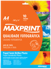PAPEL PHOTO SEMIBRILHO - 10 FOLHAS A4 - 230 g/m² PAPEL PHOTO SEMIBRILHO - 10 FOLHAS A4 - 230 g/m²