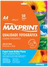 PAPEL PHOTO SEMIBRILHO - 50 FOLHAS A4 - 230 g/m² PAPEL PHOTO SEMIBRILHO - 50 FOLHAS A4 - 230 g/m²