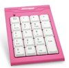 TECLADO NUMÉRICO USB ROSA - 19 TECLAS TECLADO NUMÉRICO USB ROSA - 19 TECLAS