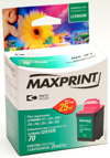 CARTUCHO MAXPRINT 12A1970 (Lexmark 70) PRETO 25 ml