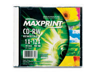 CD-RW REGRAV�VEL 700 MB / 80 Min - SLIM - 1 UNID.
