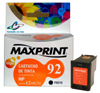 CARTUCHO MAXPRINT 9362 (HP 92) PRETO 12,5 ml