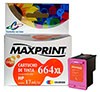 CARTUCHO MAXPRINT F6V30A (HP 664 XL) COLORIDO 17 ml