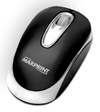 MOUSE ÓPTICO PRETO/PRATA - USB