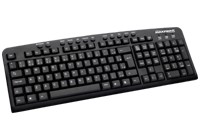 TECLADO MULTIM�DIA USB PRETO - 12 TECLAS DE ATALHO
