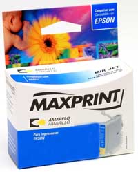 CARTUCHO MAXPRINT T 133420 (EPSON 133) AMARELO 9 ml