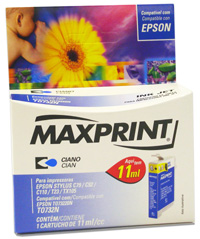 CARTUCHO MAXPRINT TO 73220 (Epson 73) CIANO 11 ml