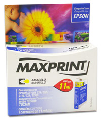 CARTUCHO MAXPRINT TO 73420 (Epson 73) AMARELO 11 ml