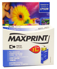 CARTUCHO MAXPRINT TO 90120 (Epson 90) PRETO 11 ml