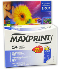 CARTUCHO MAXPRINT T 117120 (Epson 117) PRETO 11 ml